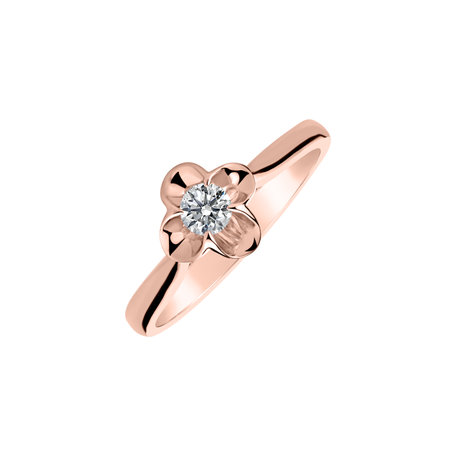 Prsten s diamanty Vesper Flower