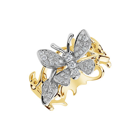 Prsten s diamanty Lush Butterfly