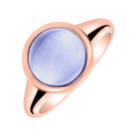 Prsten s chalcedonem blue Bonbon