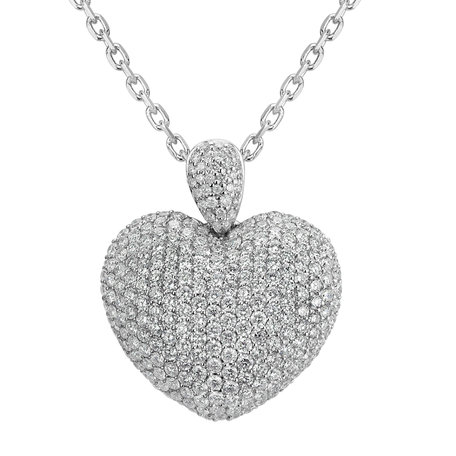 Přívěsek s diamanty Heart Brilliance