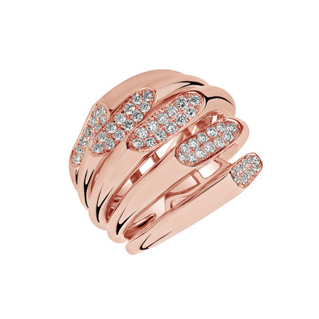 Prsten s diamanty Diamond Cascade