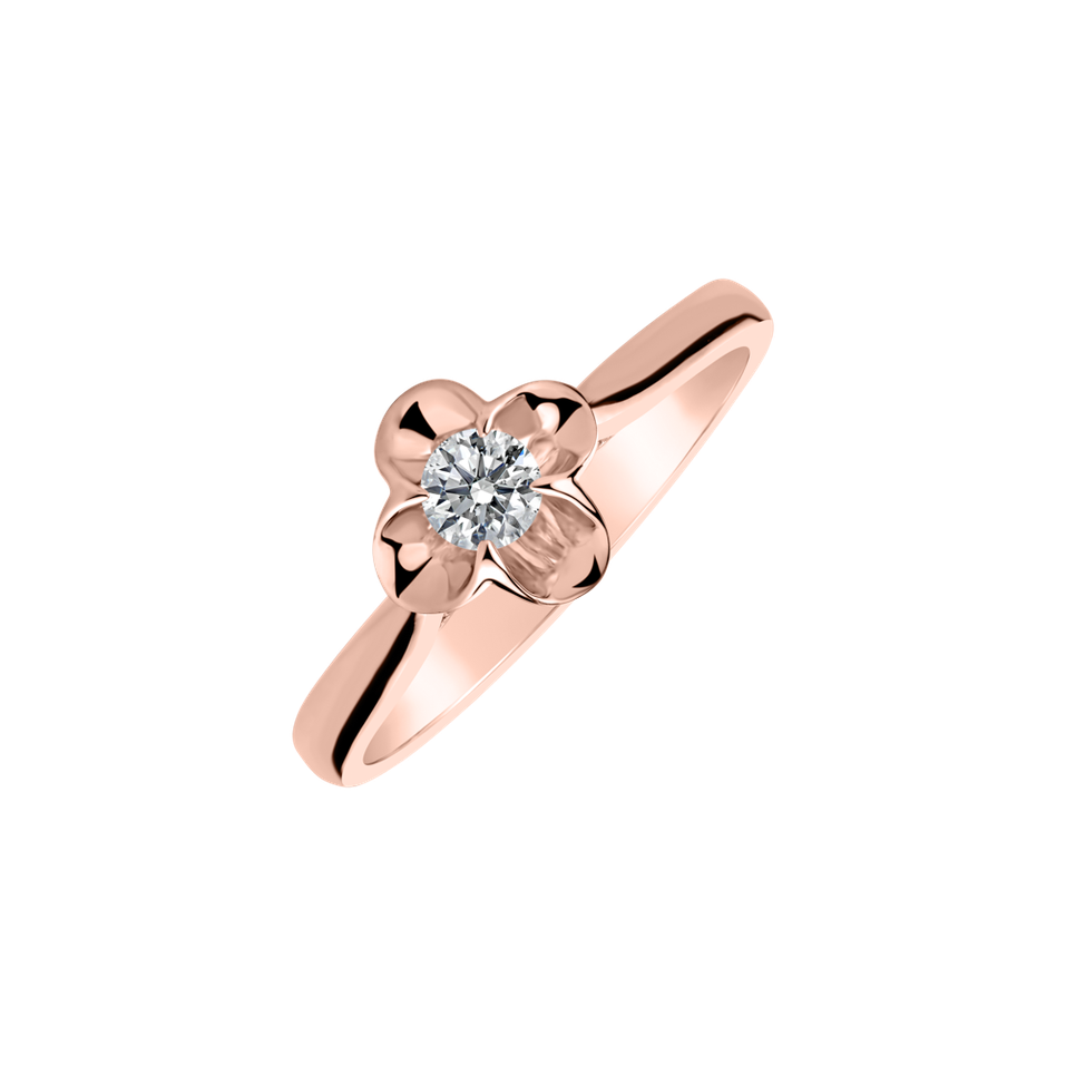 Prsten s diamanty Vesper Flower