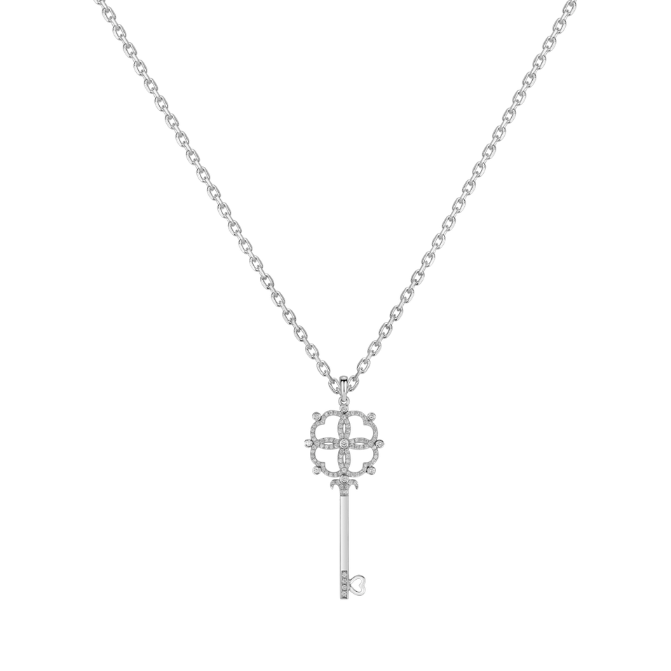 Přívěs s diamanty Cross Key