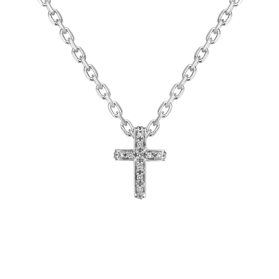 Přívěsek s diamanty Luxury Cross