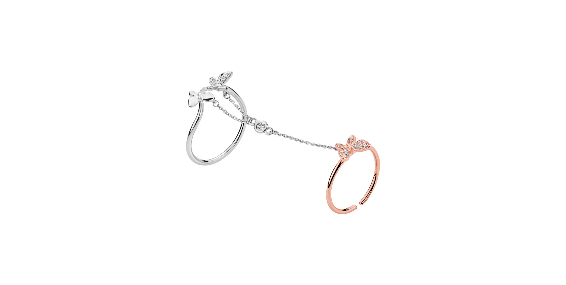 Prsten s diamanty Harmonious Wings