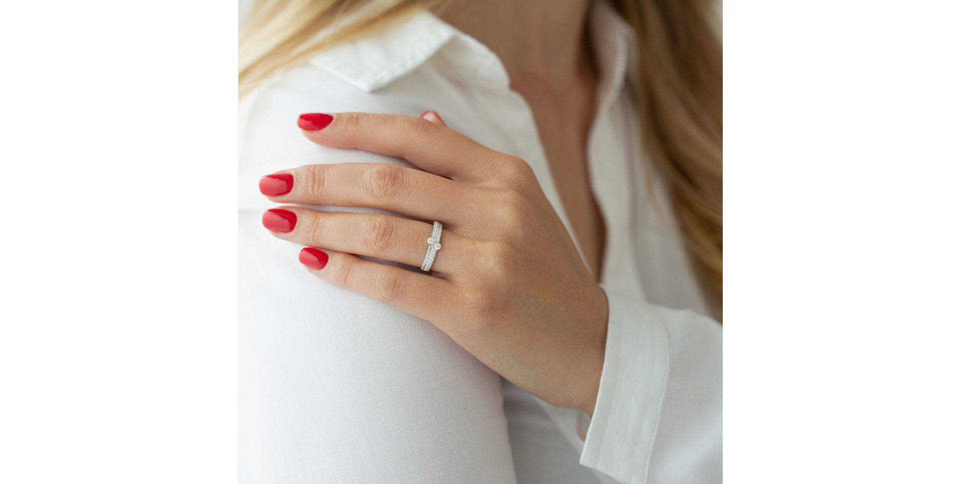 Prsten s diamanty Classy Coctail