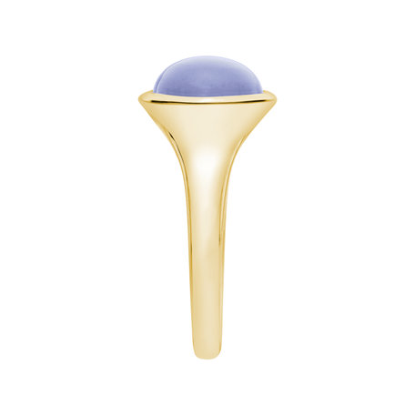 Prsten s chalcedonem blue Bonbon