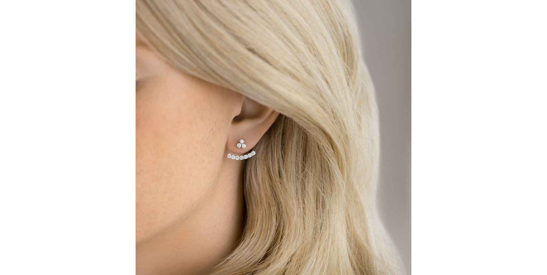 Náušnice s diamanty Lewharre